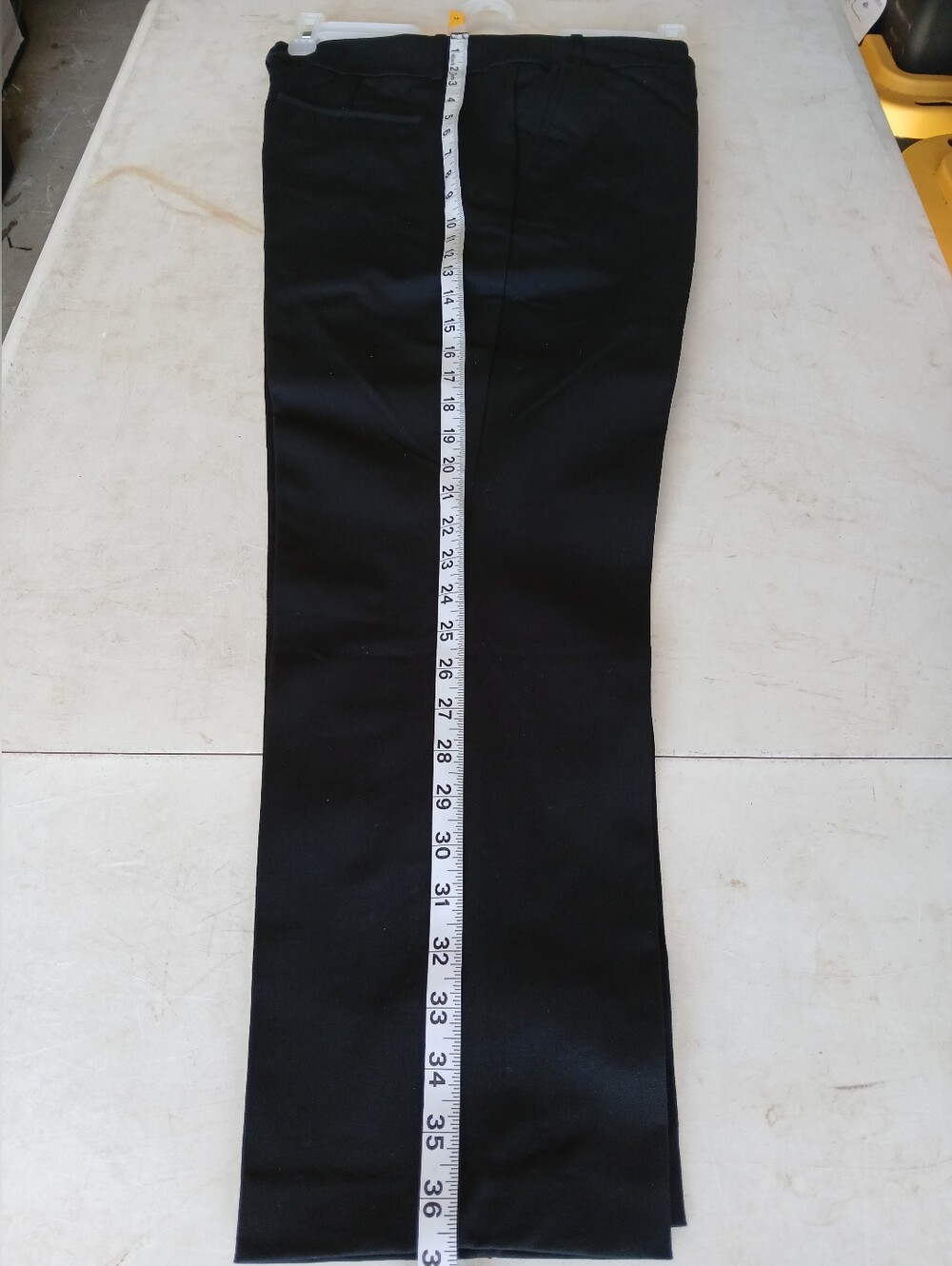 Time And Tru Black Stretch Straight Leg Career Dress Pants Size 14